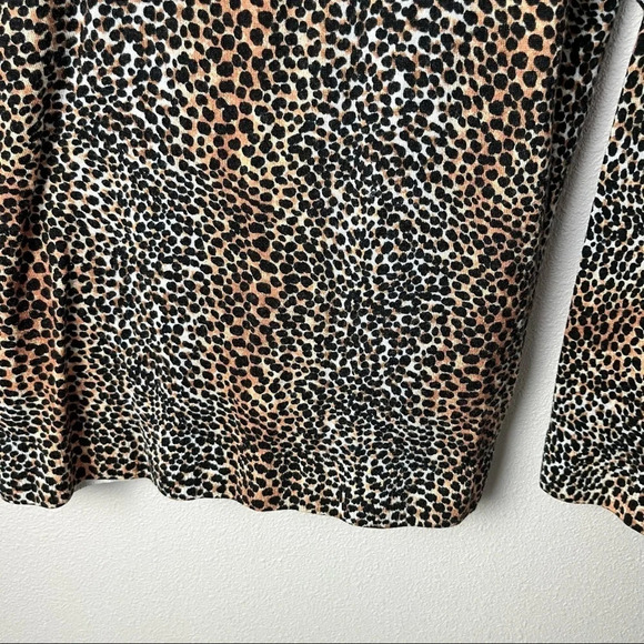 NWOT EQUIPMENT Raydon Leopard Print Wool Sweater Casual Women’s Large - Picture 6 of 12